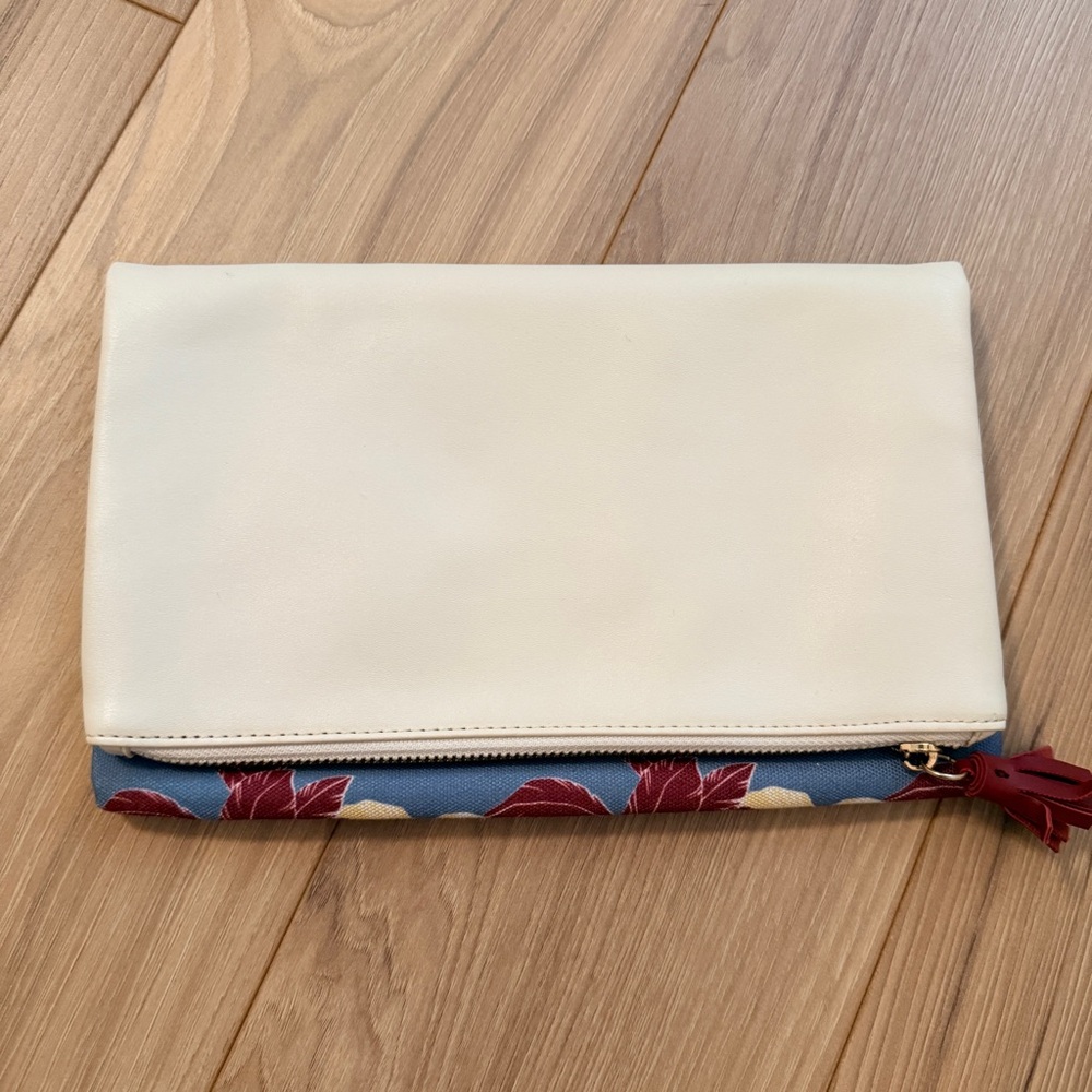 Rachel Pally Cream and Floral Clutch